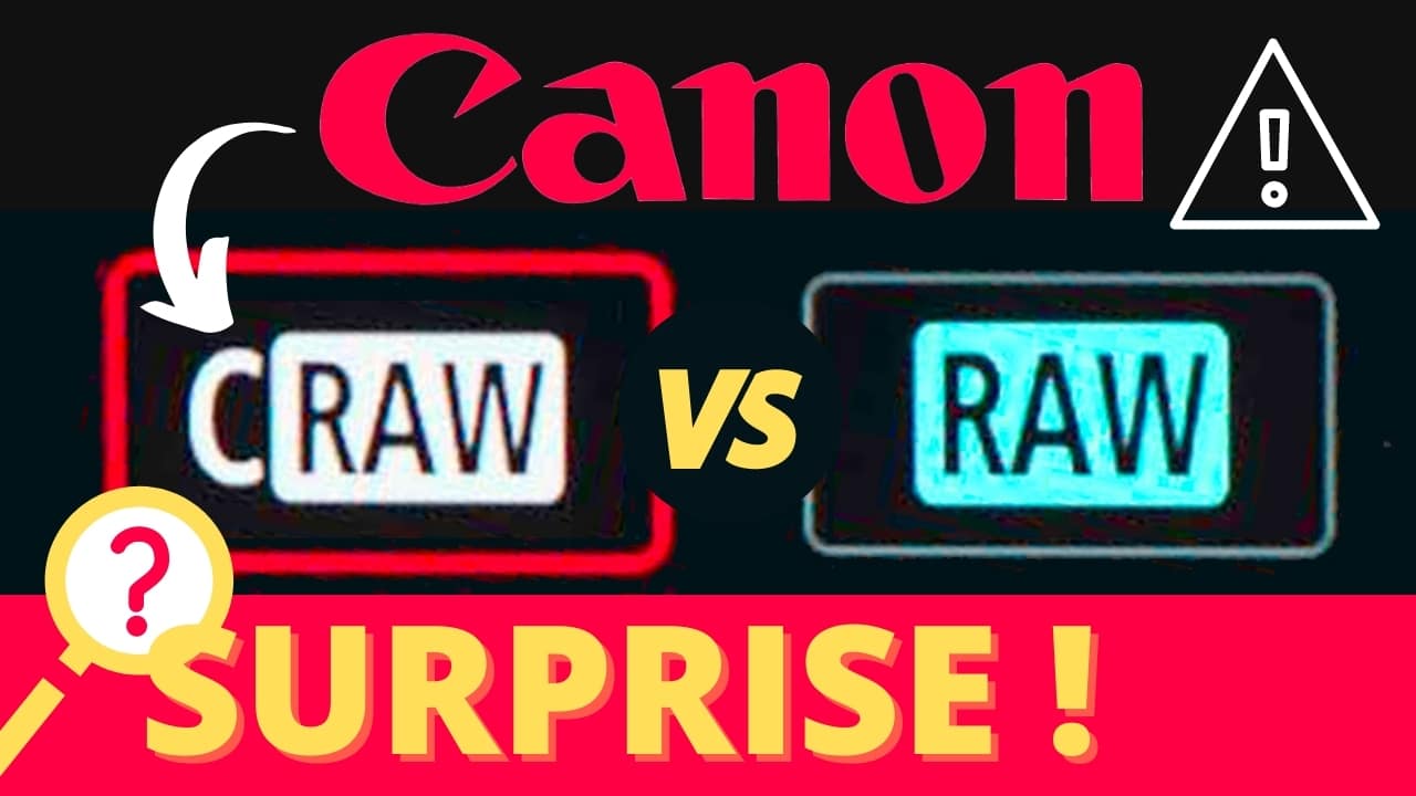 Canon CRAW vs RAW