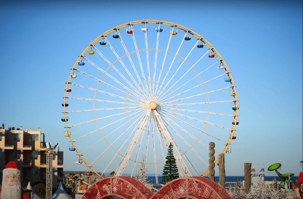 Photo d'une grande roue prise avec le Sigma 56mm f1.4 sur un Canon R7